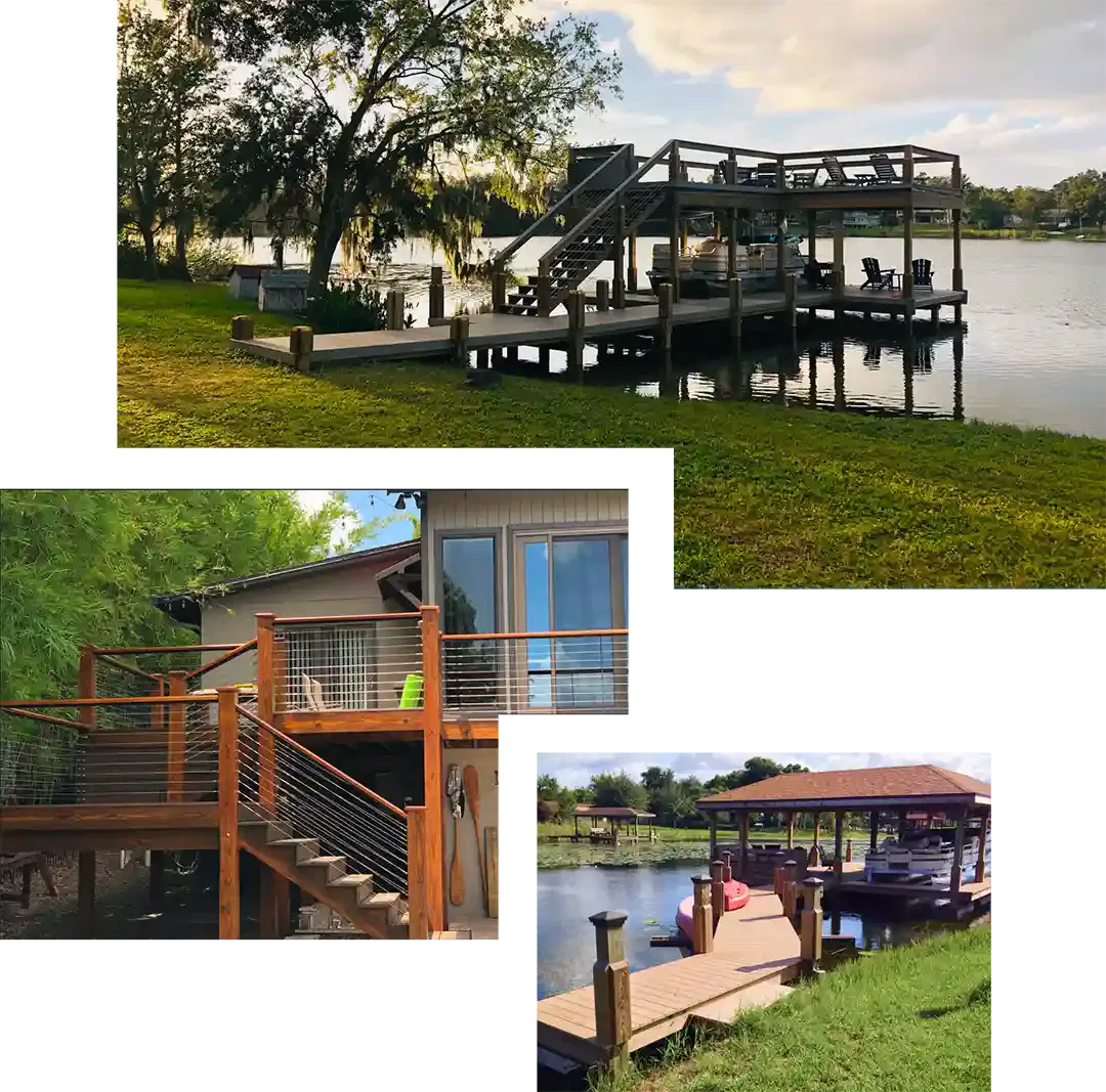 Summertime Deck & Docks, the trusted dock builders in Central Florida. Boat Dock Building Company Near Me in Central Florida