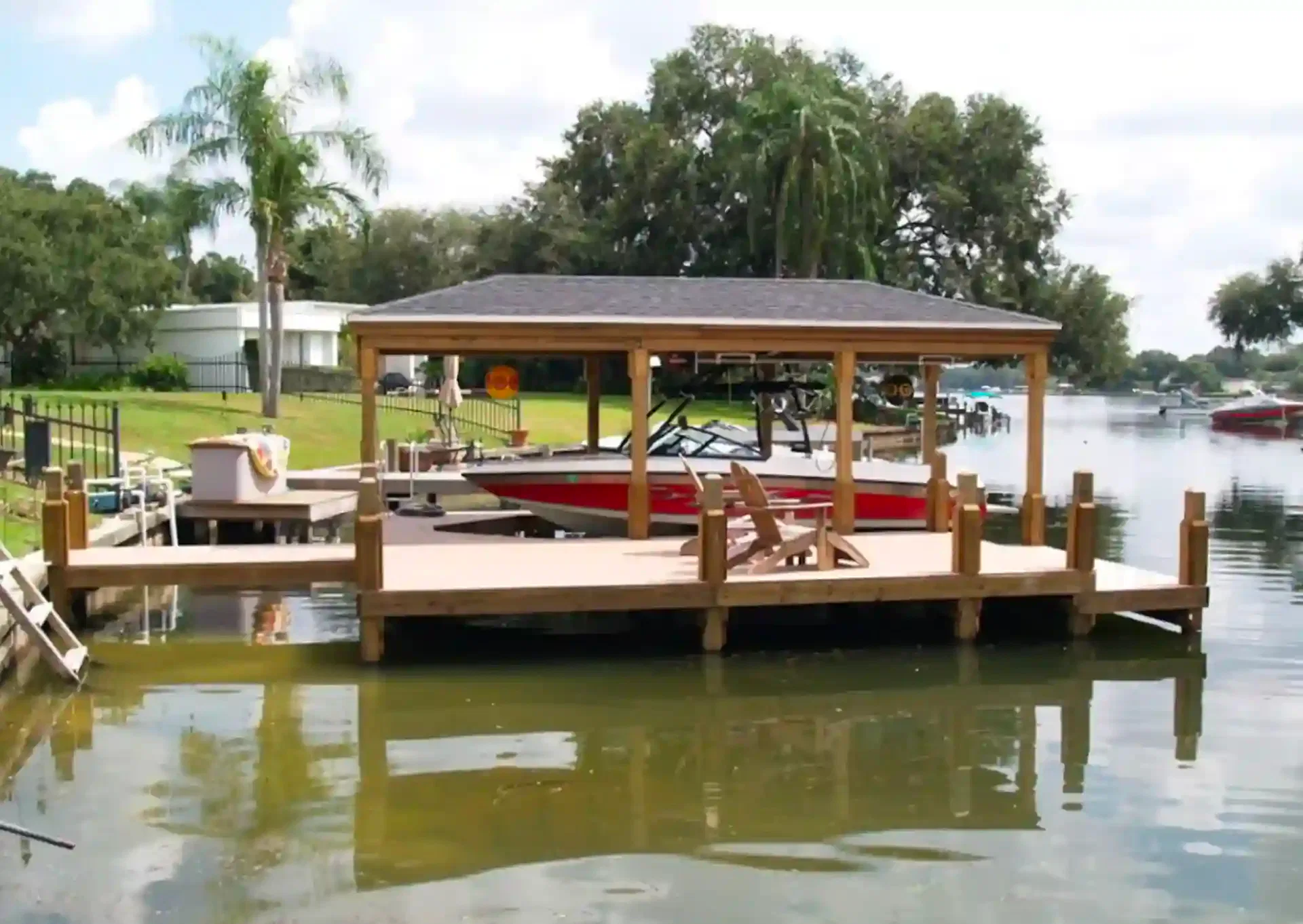 covered boat dock builders in Longwood FL