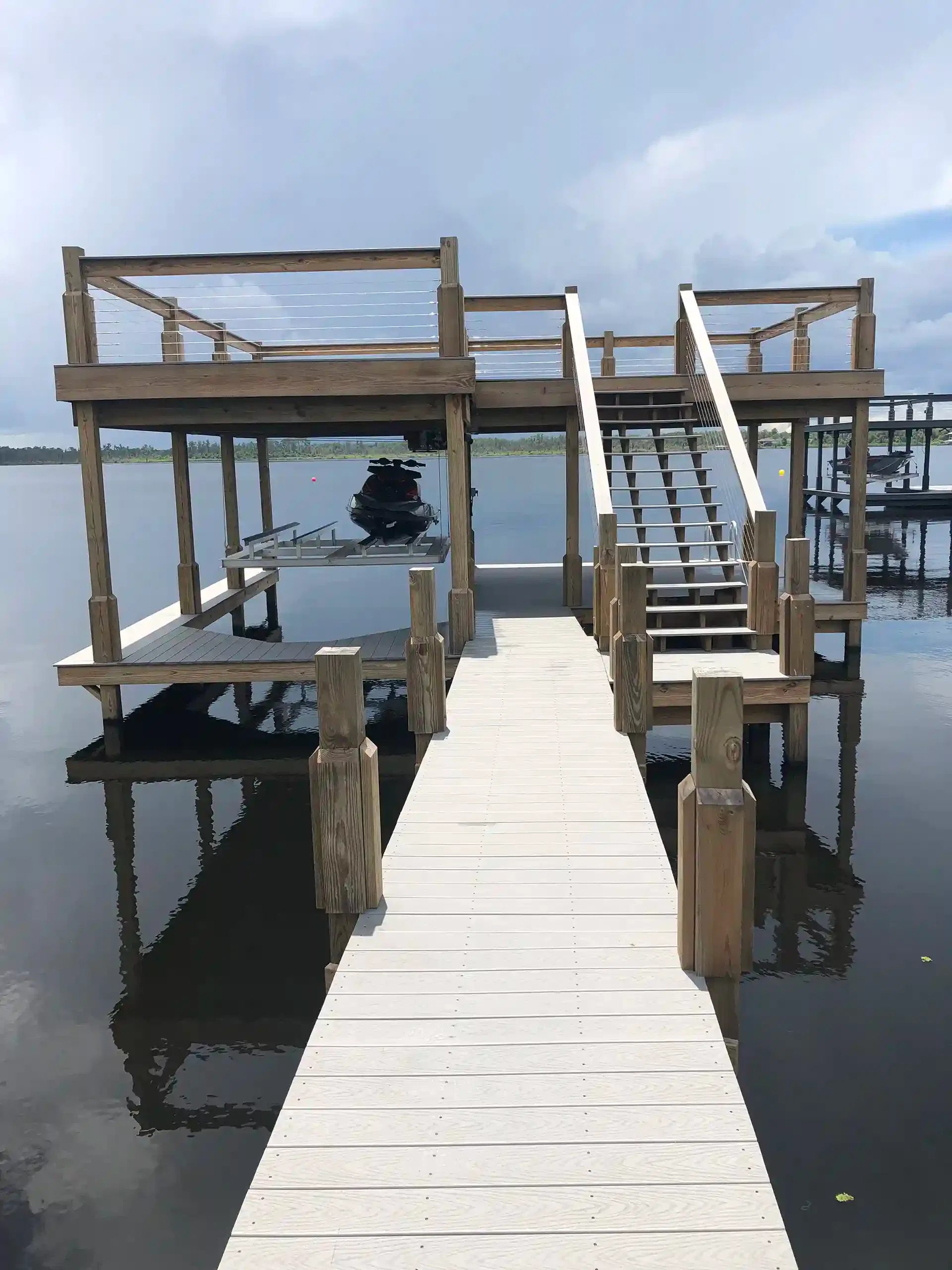 Two-Story Boat Docks design and construction services near me in central florida